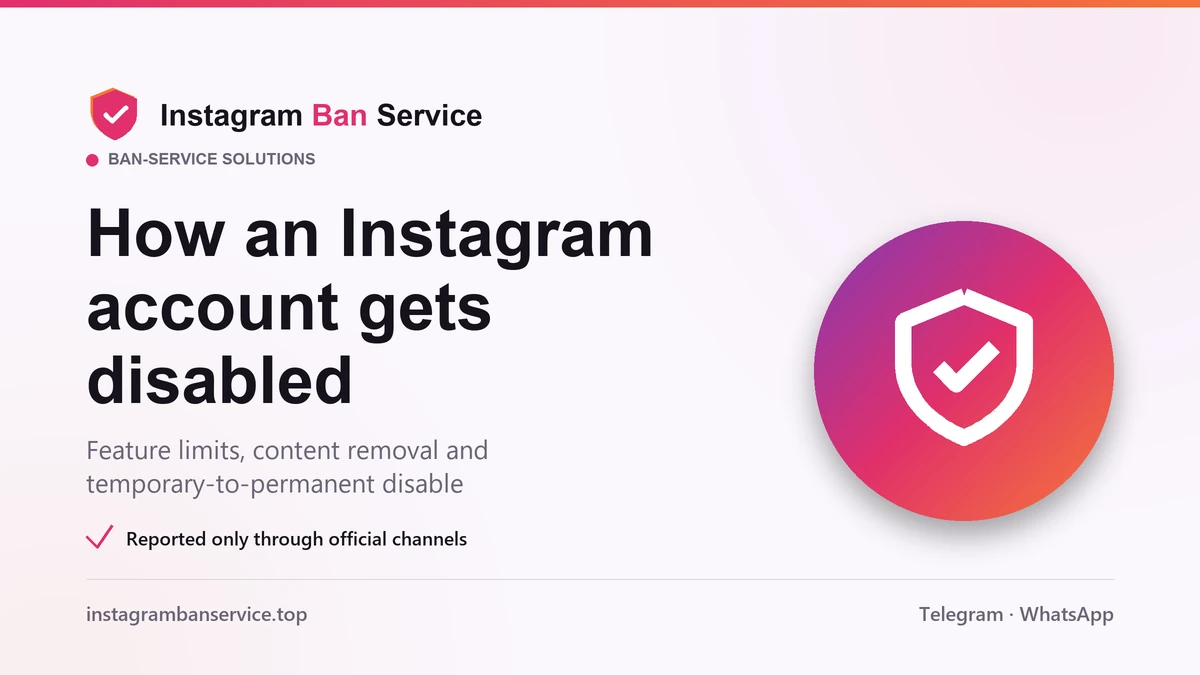 What Instagram does after a spam report: review, warning, feature limit or account removal