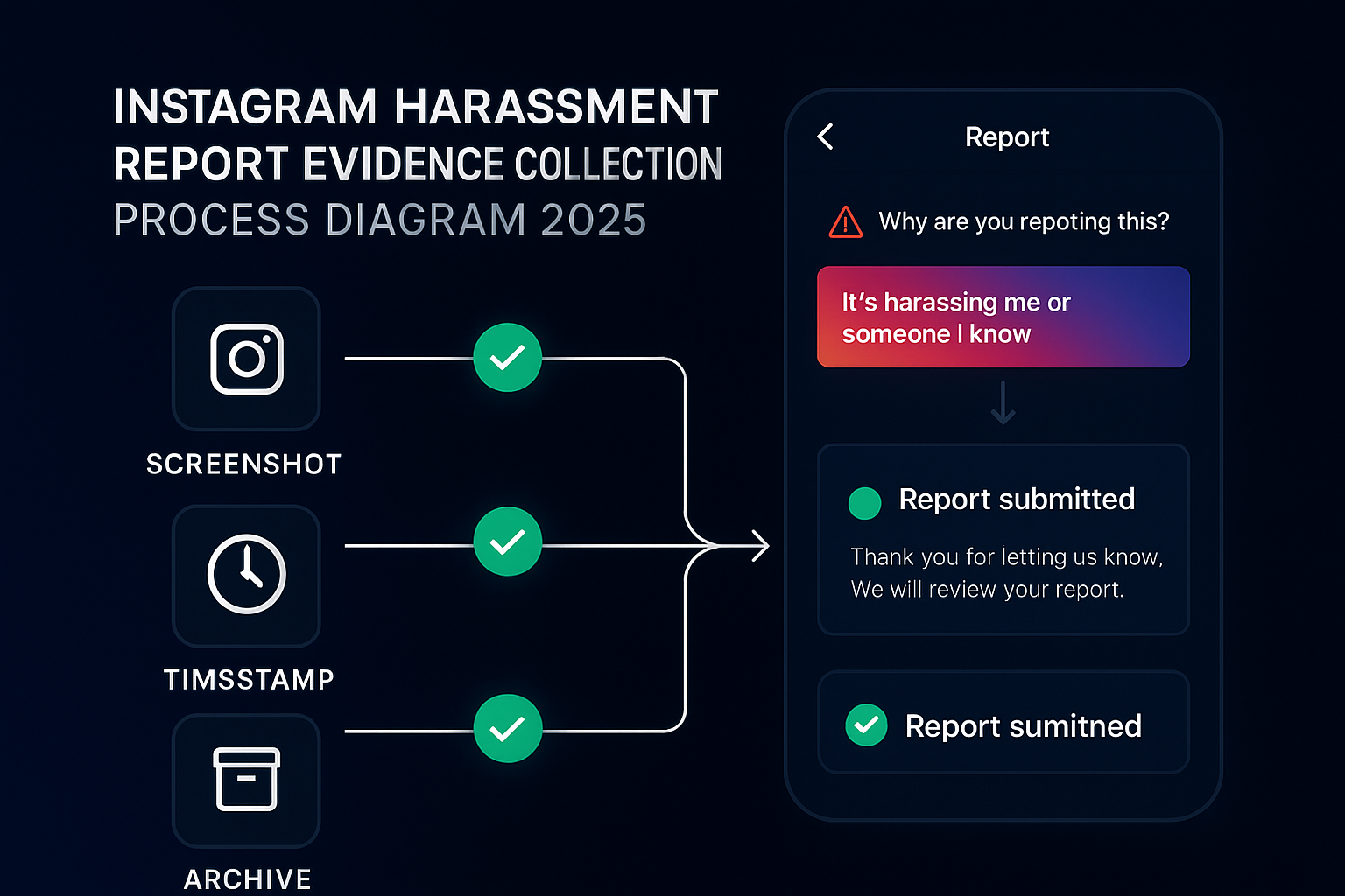Hashing a non-consensual intimate image with StopNCII before reporting it on Instagram